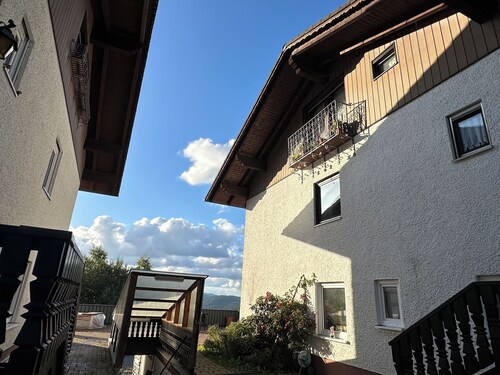 Hut-style vacation apartment in Haus Schönblick