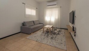 Superior Apartment, Balcony, Sea View | Living area - Sea view apartment with balcony (Netanya)