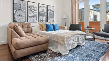 1 Schlafzimmer, BĂŒgeleisen/BĂŒgelbrett, WLAN, BettwĂ€sche