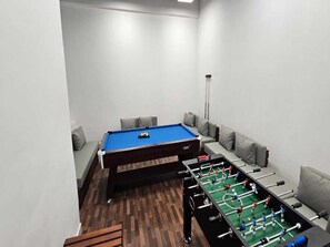 Apartment, 1 Bedroom, Private Pool, City View | Games room - Beautiful Studio in Jumeirah Village Circle (Dubai)