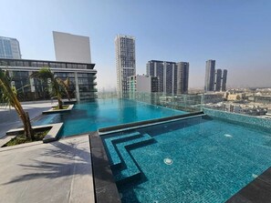 Apartment, 1 Bedroom, Private Pool, City View | Pool