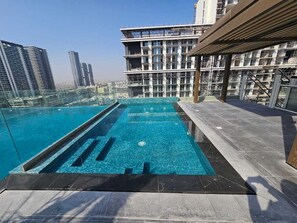 Apartment, 1 Bedroom, Private Pool, City View | Pool