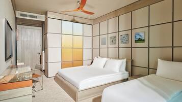 Premium bedding, minibar, in-room safe, soundproofing