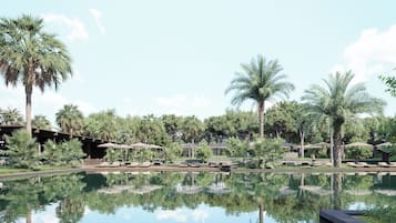 Indoor pool, seasonal outdoor pool