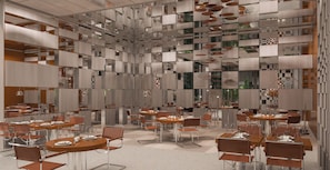 Free daily buffet breakfast