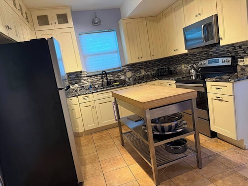 Minutes away from the beach and walking distance into town