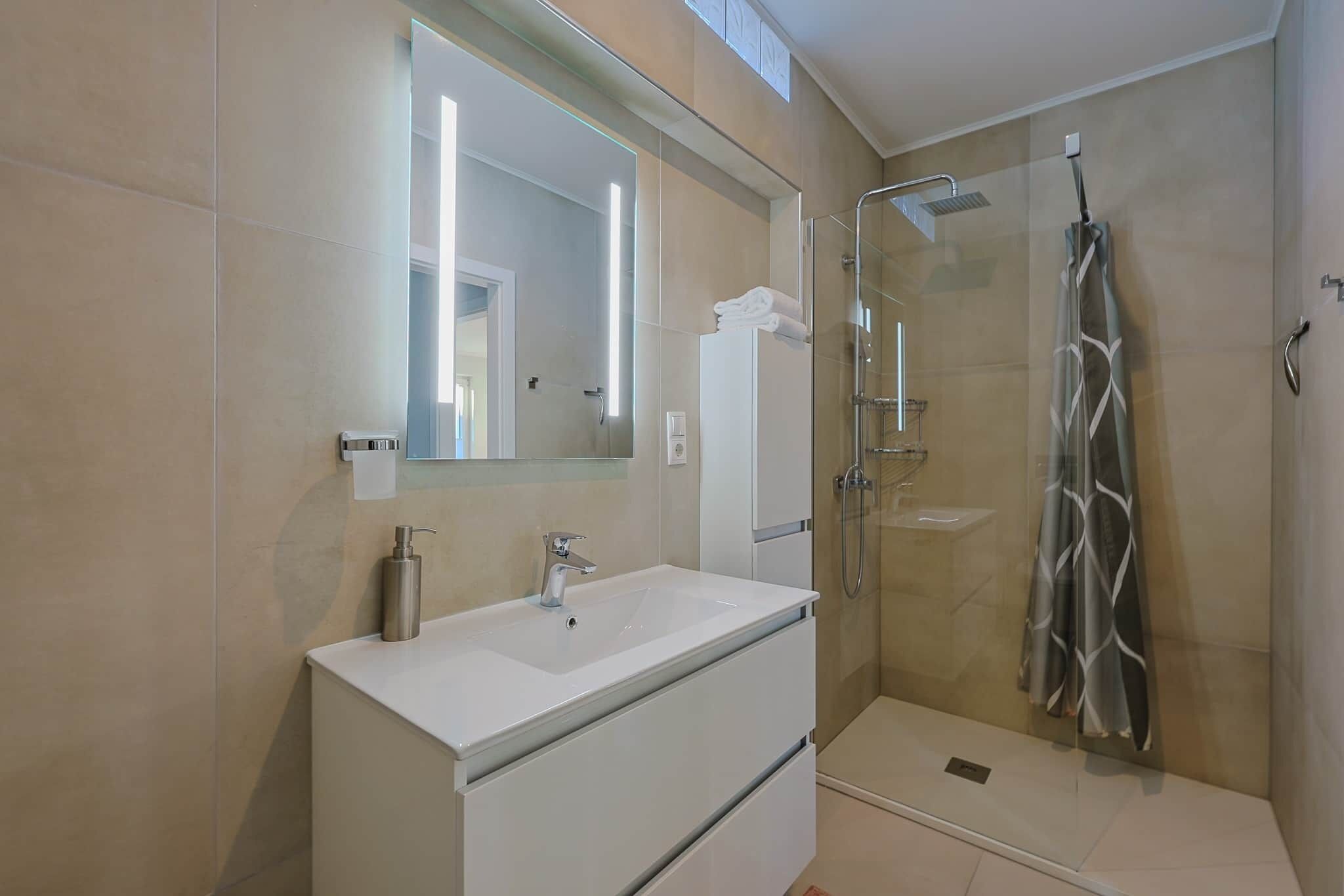 Hair dryer, towels