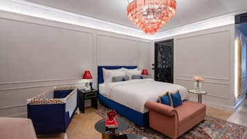Family Double Room | Premium bedding, down duvets, minibar, in-room safe