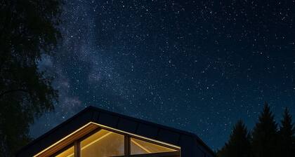 Modern vacation home for couples and families - nature & starry skies included!