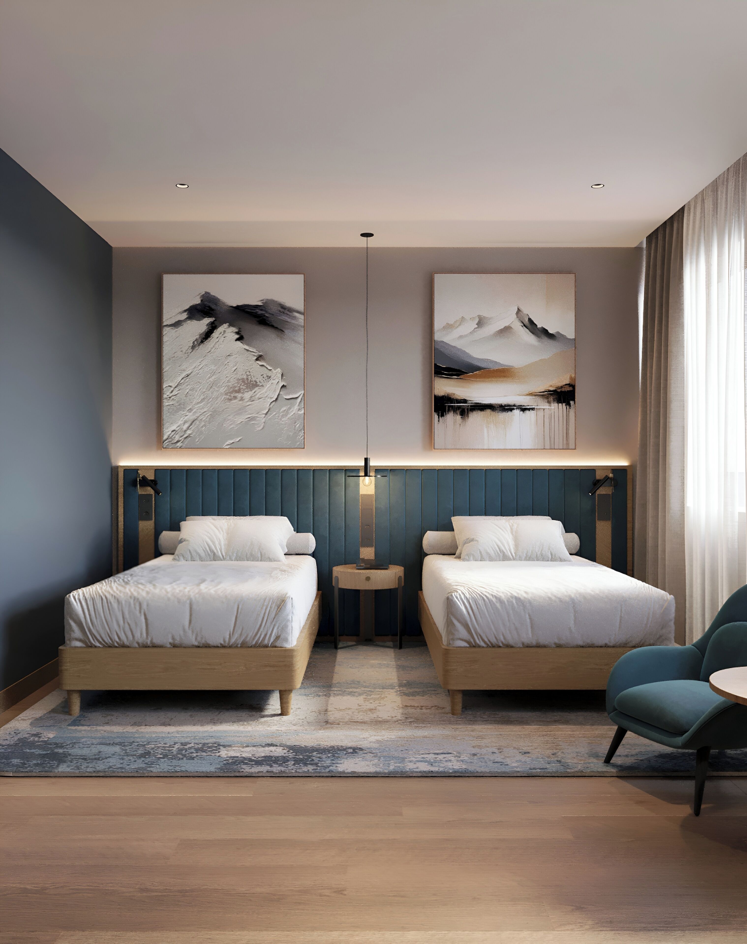 Junior Suite, Multiple Beds | Premium bedding, down duvets, minibar, in-room safe