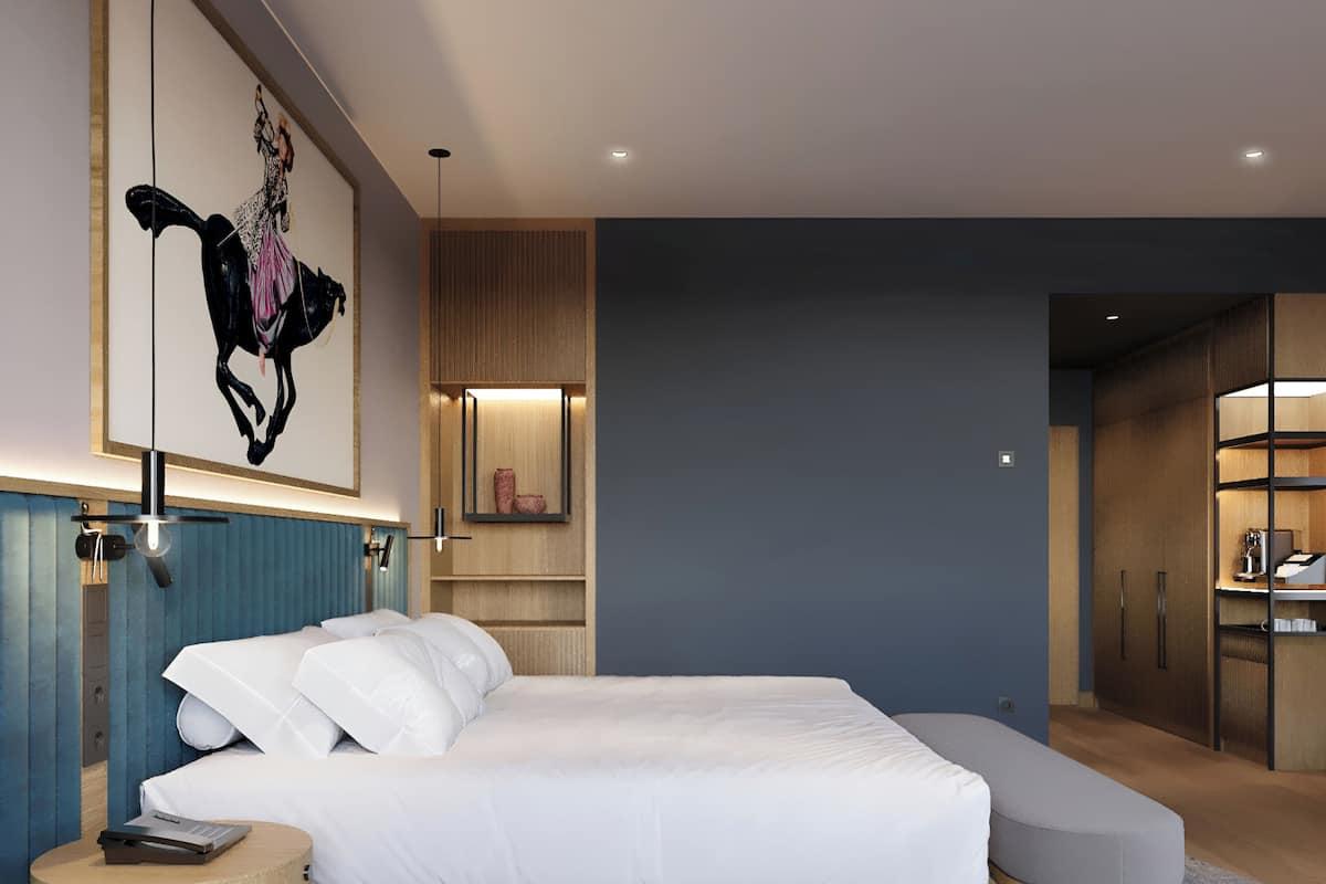 Junior Suite, 1 King Bed | Premium bedding, down comforters, minibar, in-room safe