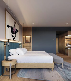 Junior Suite, 1 King Bed | Premium bedding, down comforters, minibar, in-room safe