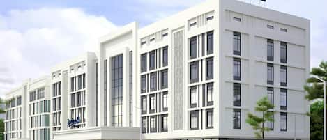 Voorkant van accommodatie