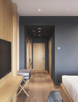 Hochwertige Bettwaren, Daunenbettdecken, Minibar, Zimmersafe