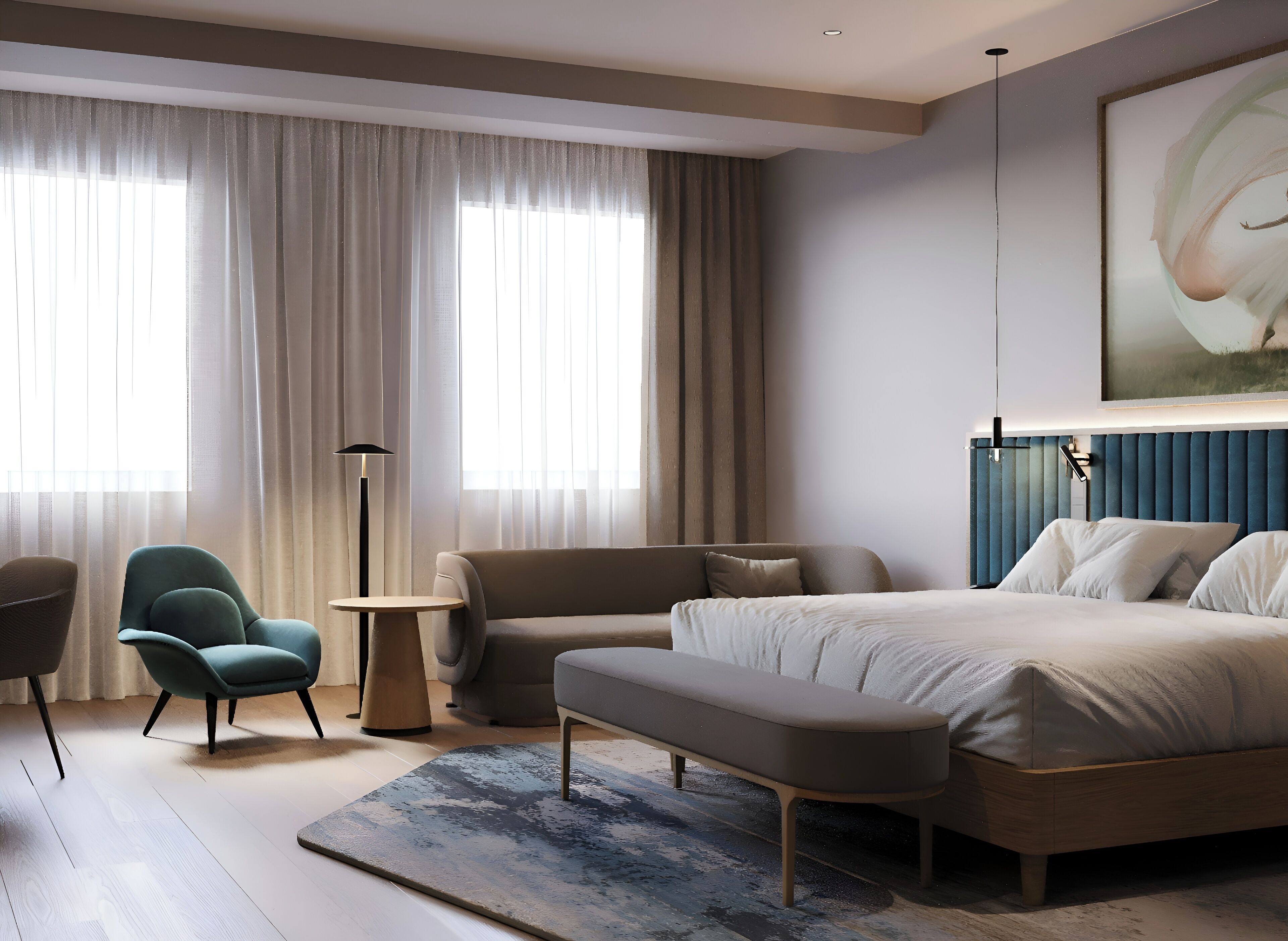 Presidential Suite | Premium bedding, down duvets, minibar, in-room safe