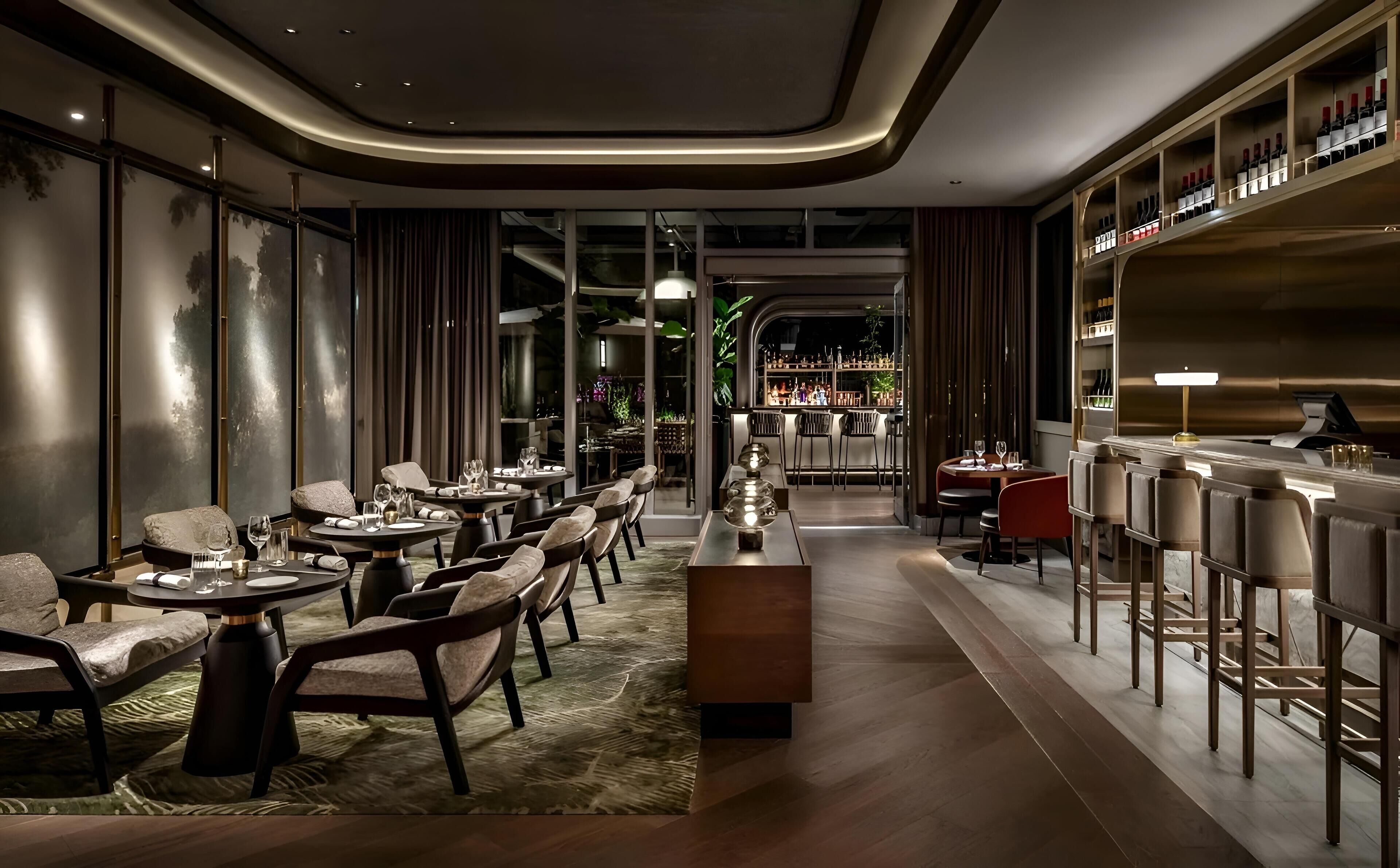 3 barer/lounger, bar på tagterrassen, lounge i lobbyen