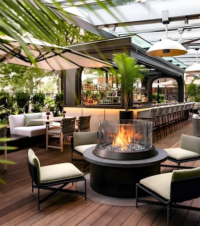 3 bars/lounges, rooftop bar, lobby lounge. Radisson Blu Hotel, Almaty Airport