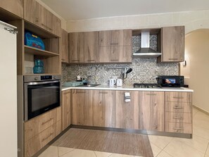 Apartment | Private kitchen | Electric kettle - Traditional Maltese 3BD Apartment (Nadur)