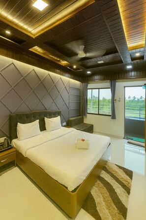 Deluxe Room, 1 King Bed, Private Bathroom, Lakeside - River Splash Resort Neral Karjat (Karjat)