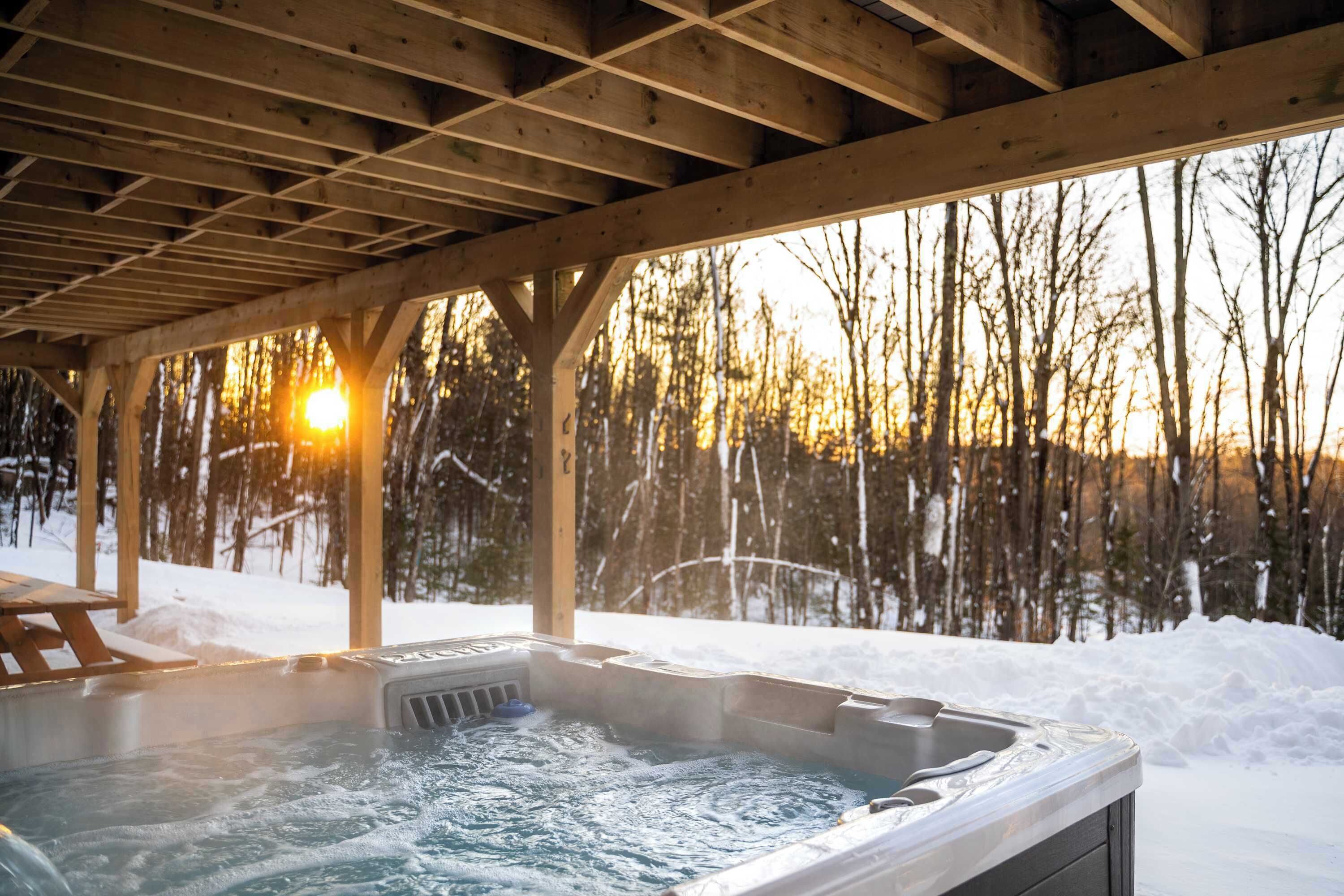 Bain à remous extérieur