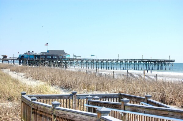 On the beach