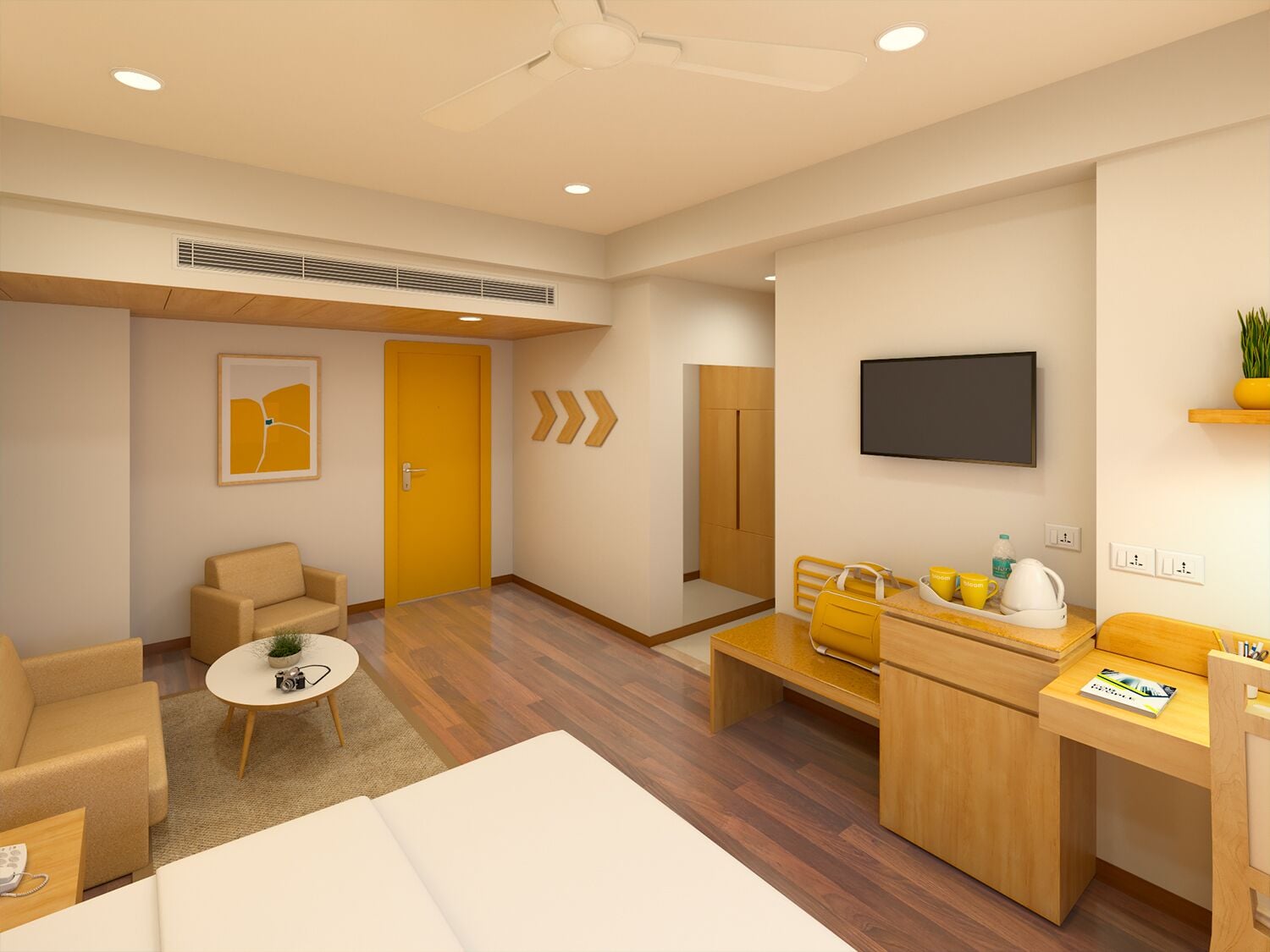 ห้อ  งพัก