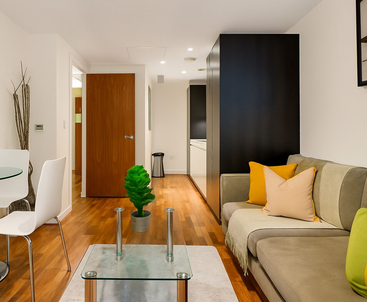 Deluxe-Apartment, 1 Schlafzimmer | Wohnzimmer