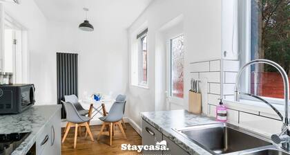 Spacious 2BR Home w/ Garden | 2-Min Walk to Town