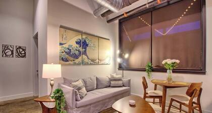 Chic Ultramodern Minimalist Loft Suite + Patio