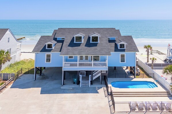 Exterior - 7 Bedroom, Ocean Front Paradise - 1 To Sea (Garden City)