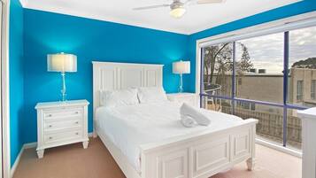 3 bedrooms, iron/ironing board, travel cot, WiFi