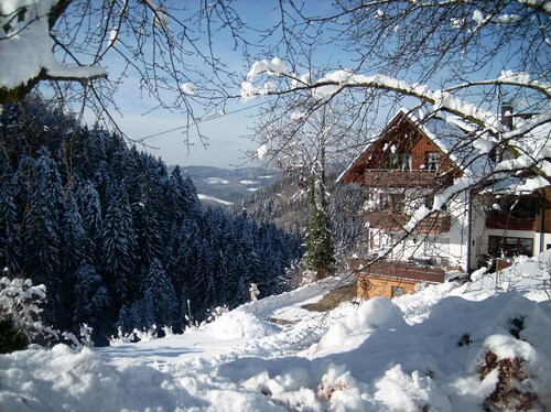 Christianshof - Ferienwohnung '2' mit Bergblick, Gemeinschaftsgarten und WLAN