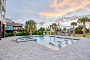 Pool - Life Is Grand: Luxury Escape with Pool & Hot Tub (Garden City Beach)