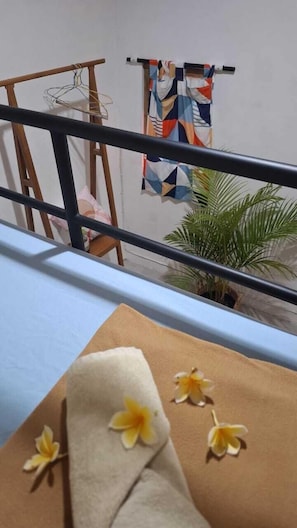 Quarto casal, vista para o jardim | Wi-Fi de cortesia
