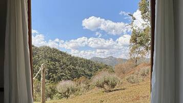 Comfort chalet, veranda, uitzicht op bergen | Bubbelbad