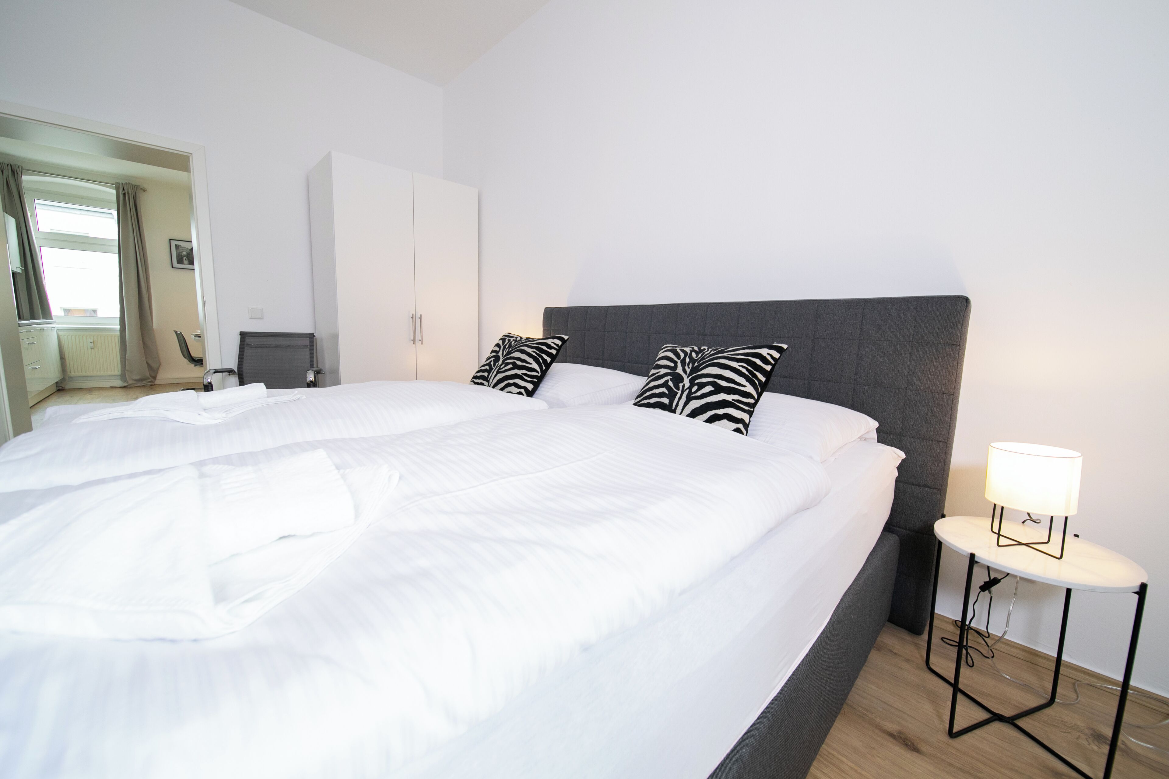 Superior-Apartment, 2 Schlafzimmer, Küche | Allergikerbettwaren, Verdunkelungsvorhänge, schallisolierte Zimmer