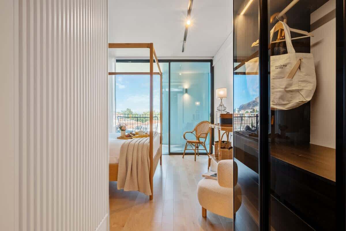 1 bedroom, desk, iron/ironing board, travel cot