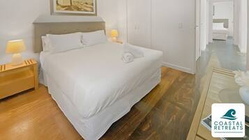 2 bedrooms, iron/ironing board, travel crib, WiFi
