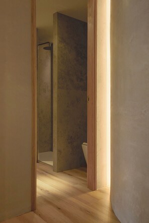 Hair dryer, towels, soap, shampoo - Enea Living (Bilbao)