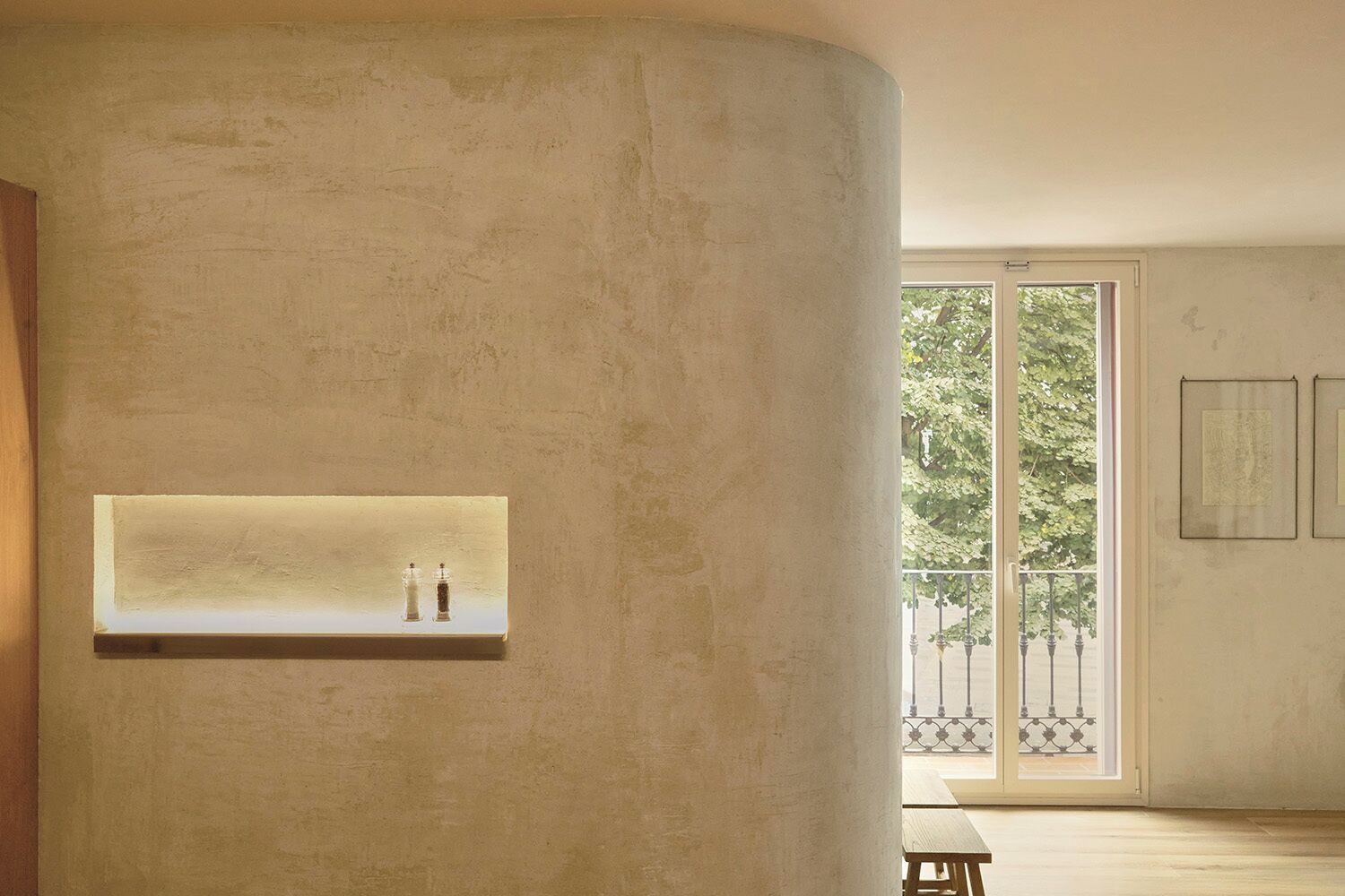 Uitzicht vanuit accommodatie