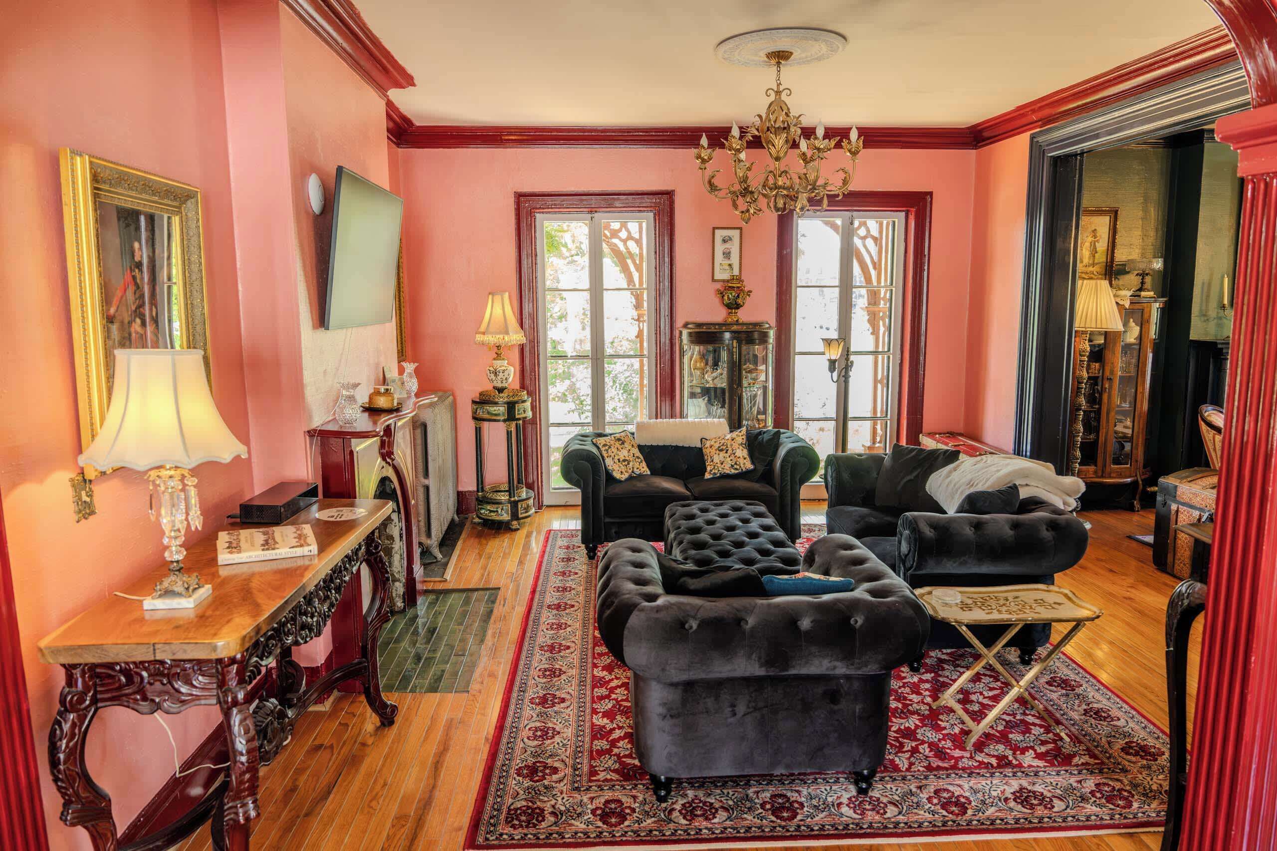TV, fireplace, stereo, offices