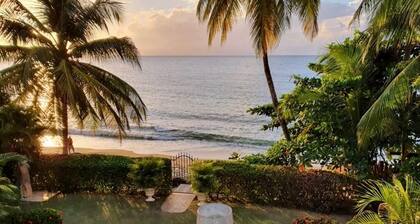 Beachfront 1-Bedroom Apartment with Saltwater Pool Access on Great Courland Bay