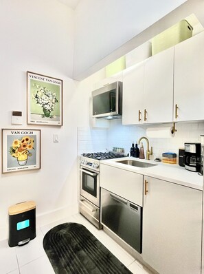 Microwave, oven, stovetop