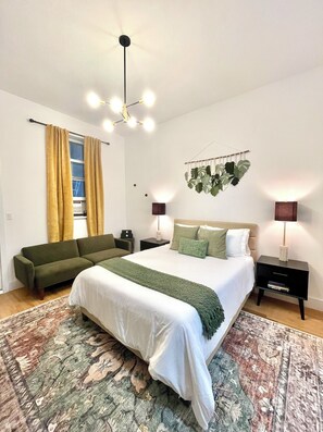 1 bedroom, iron/ironing board, Internet, bed sheets