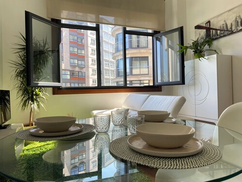 Piso moderno a pasos del puerto y casco histórico de Vigo.