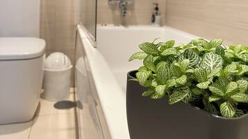 Towels, soap, toilet paper
