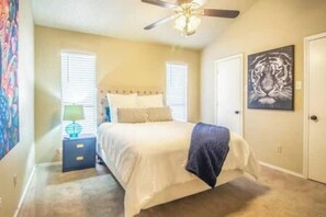 2 bedrooms, free WiFi, bed sheets, wheelchair access
