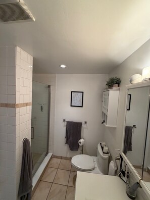 Hair dryer, towels, soap, toilet paper - Spacious 2 Bedroom Apartment Steps from Times Square in Charming Townhouse (New York)
