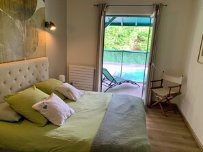 4 bedrooms, desk, iron/ironing board, WiFi - Villa ONGIZATEA- Ground floor with swimming pool 10 minutes from St Jean de Luz (Urrugne)
