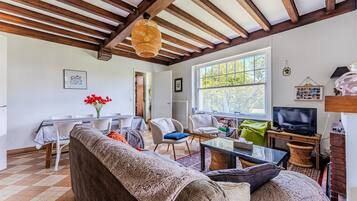 TV, fireplace, table tennis